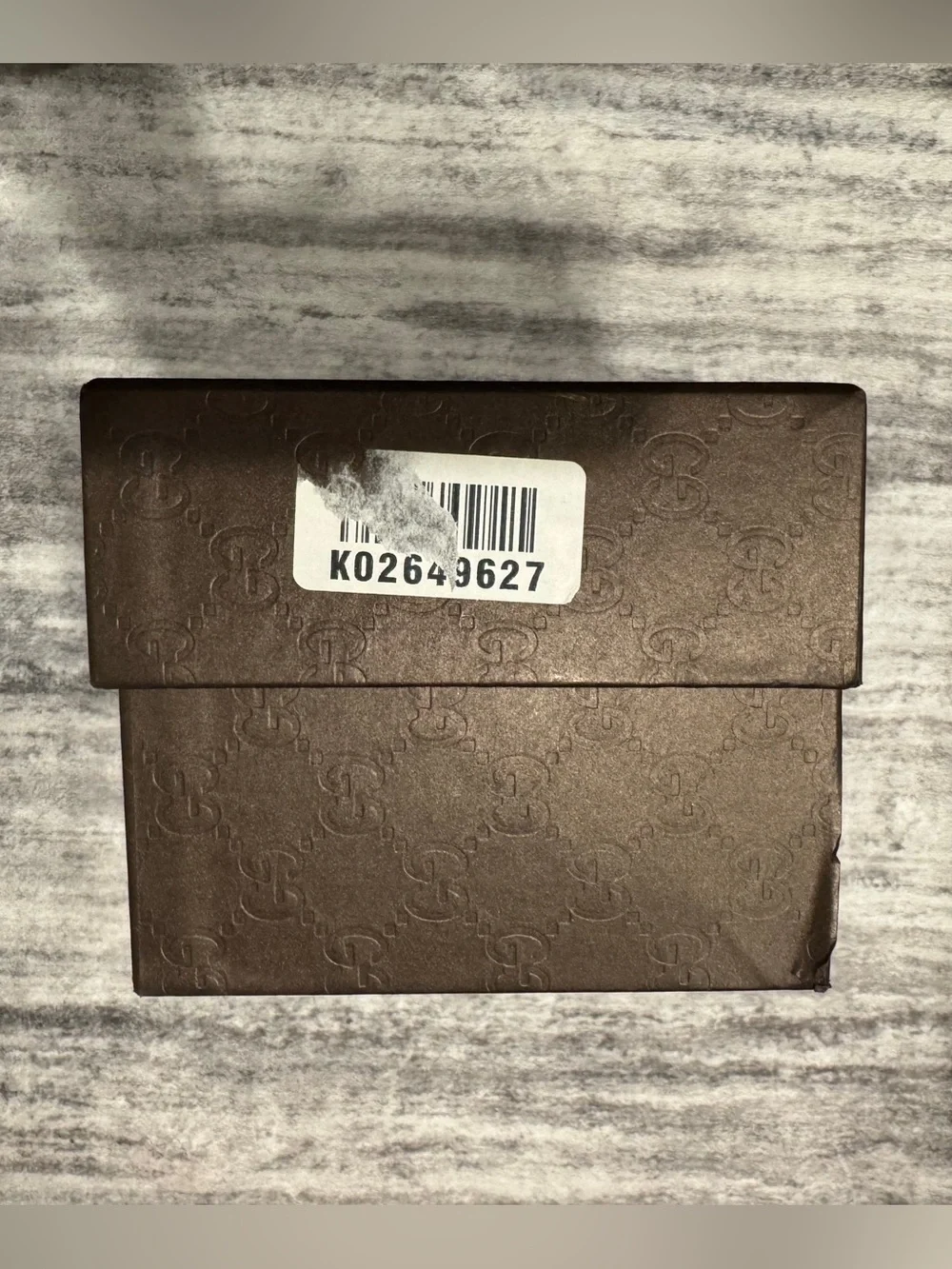 Gucci Brown Box with Gold Logo and Branded Tissue - Picture 8 of 10